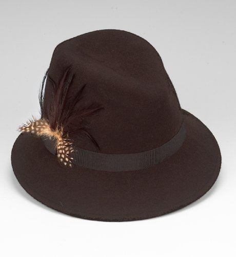 Pure Wool Feather Detail Trilby