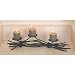 Rush Triple Renaissance Candleholder by Stone County Ironworks