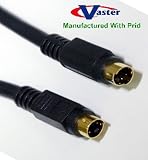 6 FT S-Video SVideo Cable Gold Male/Male Camcorder 6ft