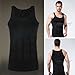 OrangeTag Men's Shaper Slimming shirt Elastic Sculpting Vest Black (XL)