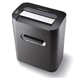 Royal 100X 10-Sheet Vertical Feed Paper Shredder w/ Wastebasket and Slot for Credit Cards