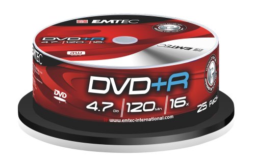 Emtec DVD+R 4,7GB 16X CB (25)