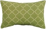 Pisa 19" Wide Outdoor Pillow, 19"RECT PISA, GREEN