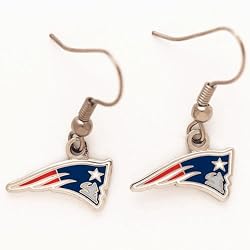 New England Patriots Dangle Earrings