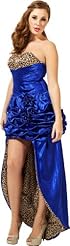 Plus Size Satin Vintage Beaded Pageant Dress/Prom Dress 
