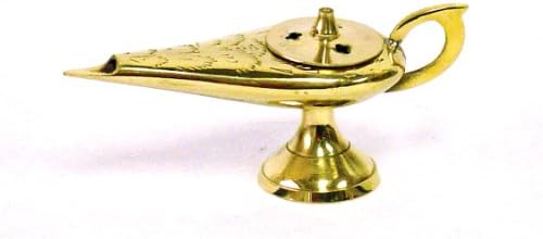 Incense Holder - Mini Aladdin's Lamp - 4" Long
