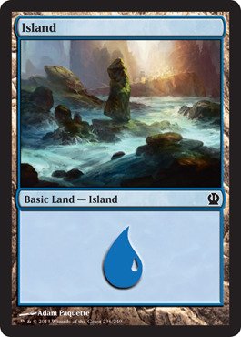 Magic: the Gathering - Island (236/249) - Theros - Foil