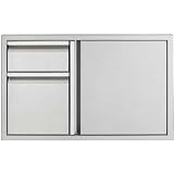Twin Eagles 30 Inch Door Two Drawer Combo