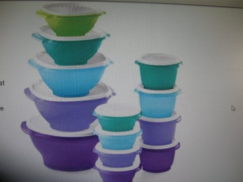 Tupperware 13-piece Servalier Bowl Set