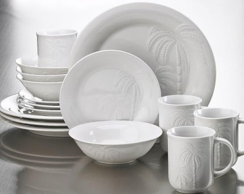 Florida Marketplace 16-pc. Embossed Palm Set No Size
