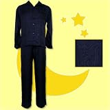 M. Green Indigo Paisley Jacquard Silk Pajama - Final Sale!