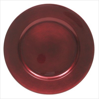 Chargeit by Jay Red Charger Plates, Set of 4