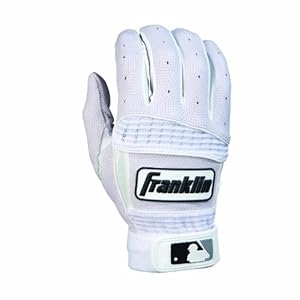 Franklin Sports Neo Classic II Adult Series Batting Glove (White, Large)