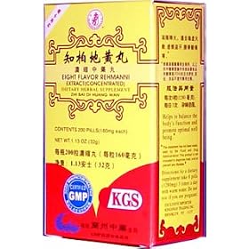 Eight Flavor Rehmanni Extract (Zhi Bai Di Huang Wan)