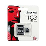 Olympus Stylus 7010 Camera Compatible 4GB Micro SDHC Flash Memory Card + SD Adapter - Genuine Kingston with Retail Package - Bargains Depot®
