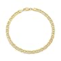 Men's 14k Yellow Gold 4.8mm Italian Mariner Chain Necklace, 20"