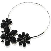  Black Onyx Stones Choker Necklace [Jewelry]