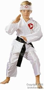Child's Karate Boy Halloween Costume (Small 4-6)