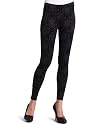 Southpole Juniors All Over Floral Printed Leggings with Zipper Detail at Ankle