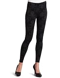 Southpole Juniors All Over Floral Printed Leggings with Zipper Detail at Ankle