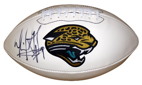David Garrard Autographed Jacksonville Jaguars Logo Football