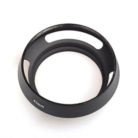 Aluminium 43mm Vented Metal Lens Hood For Voigtlander Leica M