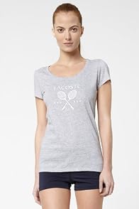 Short Sleeve Printed Lacoste Graphic T-Shirt
