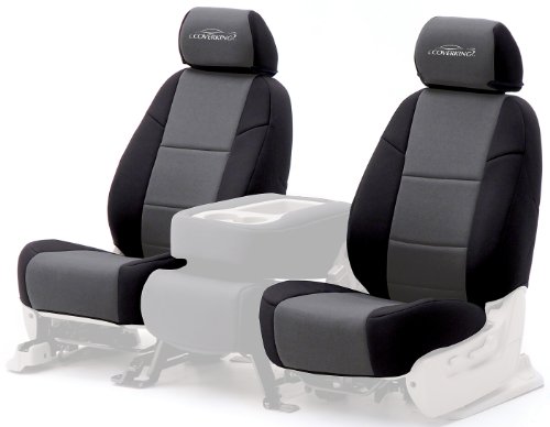 Coverking Custom-Fit Front Bucket Seat Cover - Neoprene, Charcoal On Sale