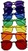 Color Therapy Glasses Round Style Set of 7 Colors [Also Available in Set of 9]
