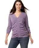 Calvin Klein Plus Size V-Neck Top With Ruching
