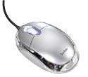 Saitek optische Notebook Maus schnurgebunden silber