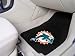 Miami Dolphins 2-piece Carpeted Cat Mats 18``x27``