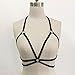 Mallcat Women Harness Elastic Strappy Hollow Out Bustier