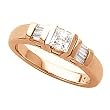 14K Rose Gold Diamond Engagement Ring - 0.58 Ct.