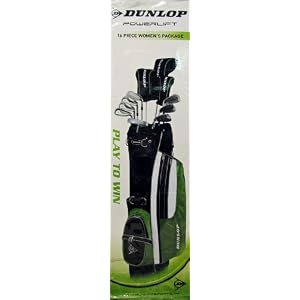 Dunlop GREEN/BLACK W GOLF SET 16PC DUNLOP PWRLFT PKG - ADULT