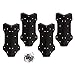 Raised Garden Bed Set of 4 Corner Brackets, Holds up to 2-inch x 12-inch planks