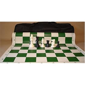 ChessCentral's Superior Deluxe Tournament Chess Set with Chess Pieces, Chess Board, and Tote by 