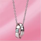 【ギフトに最適】 テディベア付 3月誕生石 アクアマリン ネックレス 2連