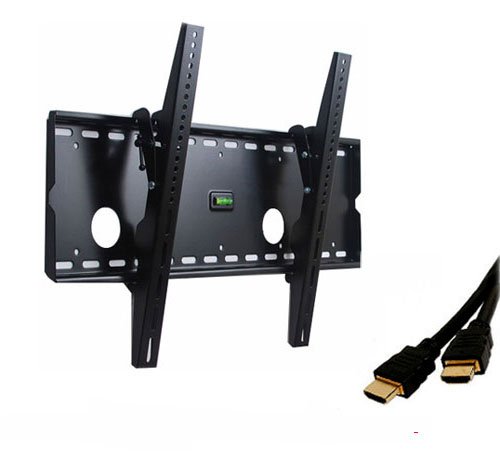 VideoSecu Tilting Wall Mount Bracket Plasma LCD HDTV Flat Panel TV For Sanyo 37 40 42 46 50 52 '' inch TV DP37647 LMU-TK40C1 LMU-TK40C2 LMU-TK40D2 42LM4WPN- DP42647 DP42848 DP42647 PDP42H2W DP46848 DO50747 DP52848 with free 7ft HDMI cable B33