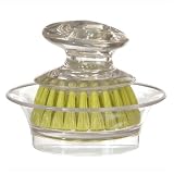Mini Brush Scrubber with Holder - Lime Green by Casabella