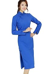 Spring Winter Cotton/Linen Club Dress/Evening Dress/Prom Dress/Party Dress 