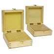 2 Wood Box Bur Drill Rotary Tool Organizer 144 Hole