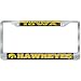 Iowa Hawkeyes NCAA Chrome License Plate Frame by Wincraft