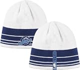 Utah Jazz Striped White Knit Hat