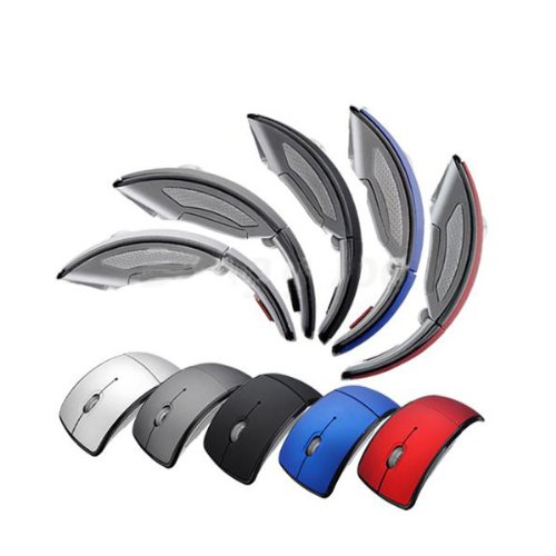 2.4GHz Souris Optique Sans Fil Pliable USB Portable Mac WIN7 XP Vista MINI USB