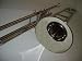Rossetti Piston Valve Trombone, Key of Bb, Nickel, CASE
