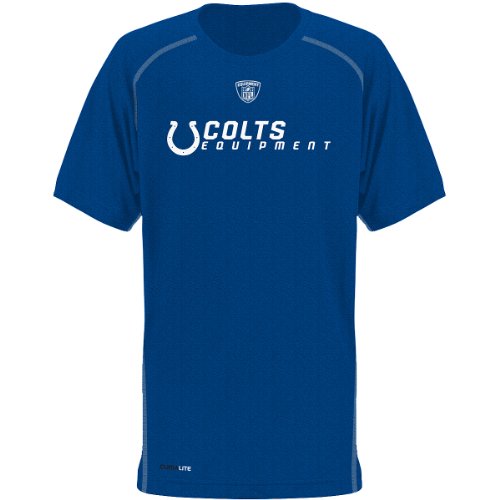 Reebok Indianapolis Colts Youth Sideline Heather Speedwick T-Shirt Small