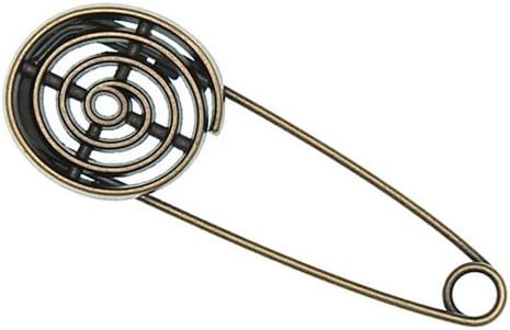 Paradise Exotic Antique Bronze Spiral Kilt Pin SP22702