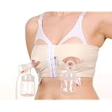 PumpEase Organic hands-free pumping bra - Natural - L