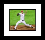 Texas Rangers Derek Holland 2011 World Series Game 4 Action Framed Picture 8x10